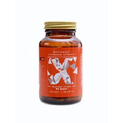 Votamax BrainMax Liposomal Vitamin C Lipozomální Vitamín C 500 mg 60 rostlinných kapslí