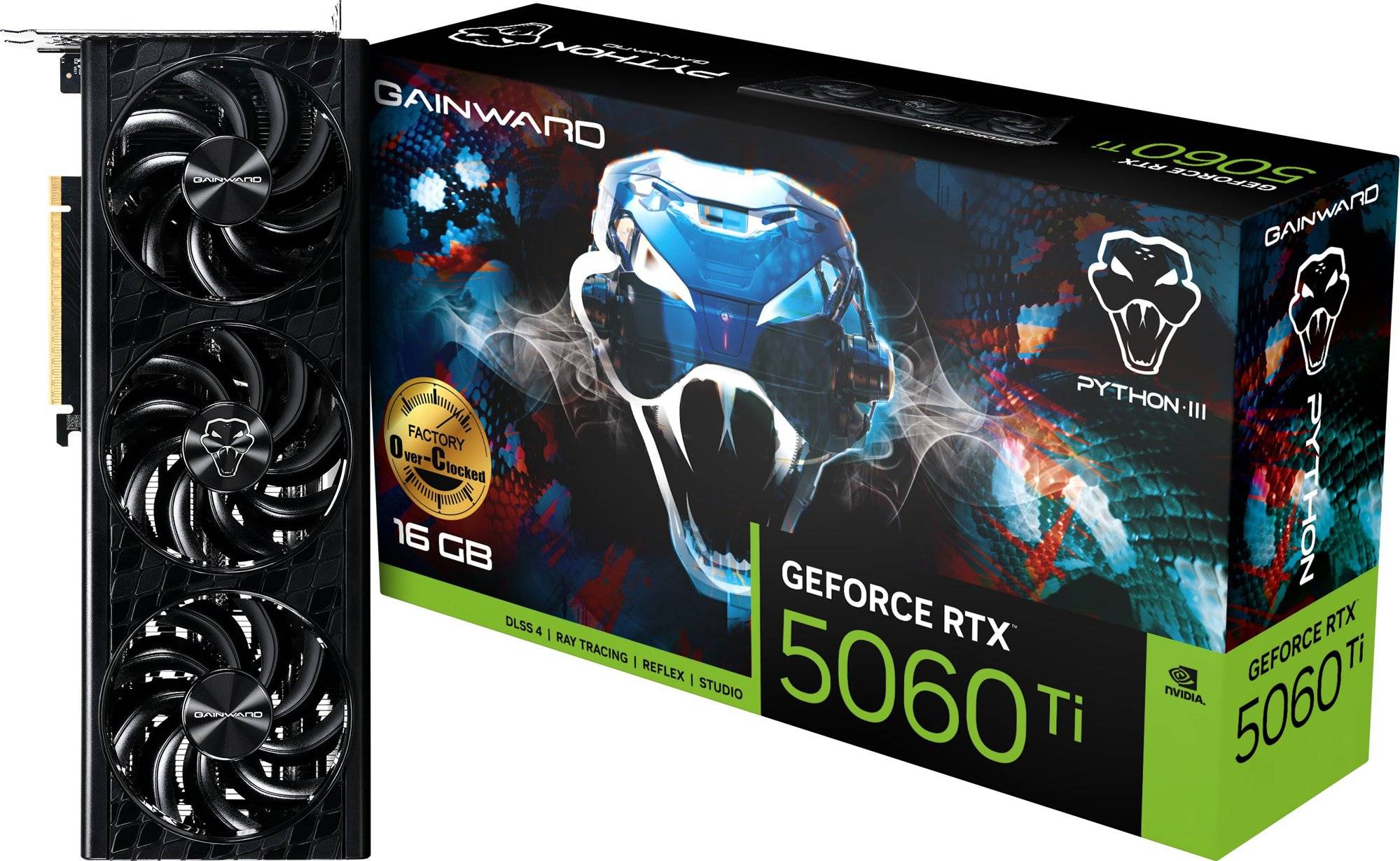 Grafické Karty Alza Rtx 3000 Gainward GeForce RTX 5060 Ti Python III OC  16GB NE7506TS19T1