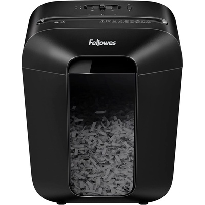Fellowes Шредер за унищожаване на документи Fellowes Powershred LX45, Cross-Cut, Черен (043859764778,43859764778)