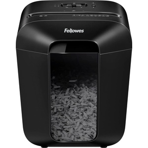 Fellowes Шредер за унищожаване на документи Fellowes Powershred LX45, Cross-Cut, Черен (043859764778,43859764778)