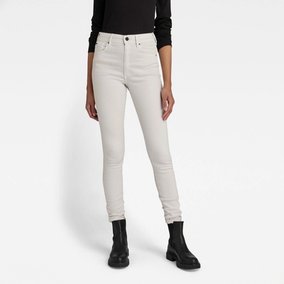 G-STAR Jeans Kafey Ultra High Skinny white šedá