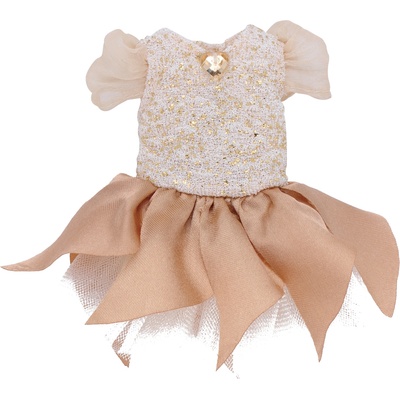 Kruselings Вълшебно облекло за кукла Kruselings - Бална рокля, Бежова (KR126820)