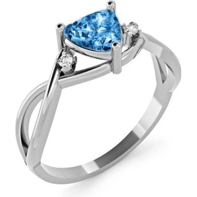 Couple prsten Karin bílé zlato se zirkony 6660301 0 3