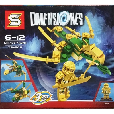 Конструктор 72 части Нинджа Ninja 752 Lloyd