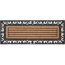 ESSCHERT DESIGN BEST FOR BOOTS XL s kokosovým vláknem a ornamenty černá 120 x 45 cm