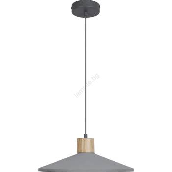 OSRAM - Пендел DECOR CONCRETE 1xE27/15W/230V Ø 32 см бетон сив (P225591)