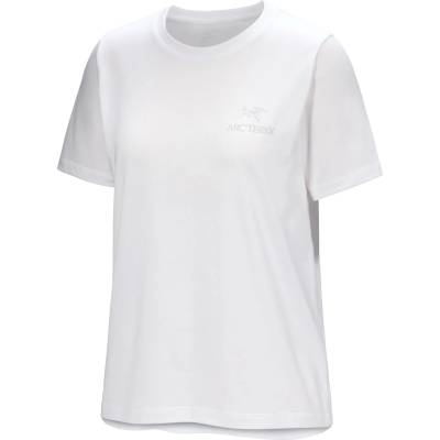 Arc'teryx Дамска тениска Arc'teryx Women's Kragg SL Cotton Emblem Crew S/S T-shirt - White Light (916-6933-0413)