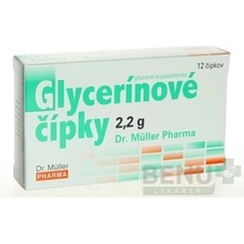 Dr.Müller Glycerinové čípky 2,2 g 12 ks