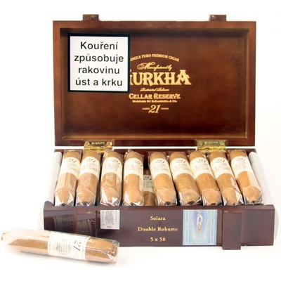 Gurkha Cellar Reserve 21y Solaro Double Robusto 1/20