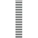 vidaXL Зебра щора, тъмносива, 50x230 см, ширина на плата 45, 9 см, полиестер (4014173)