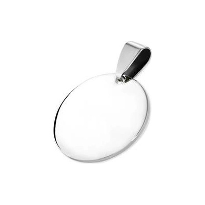 Šperky4U Ocelový přívěšek kruh 15 mm DR1100 15