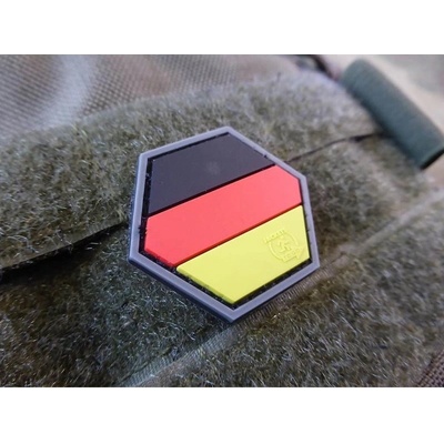 JACKETS TO GO Nášivka vlajka NĚMECKO velcro plastová BAREVNÁ
