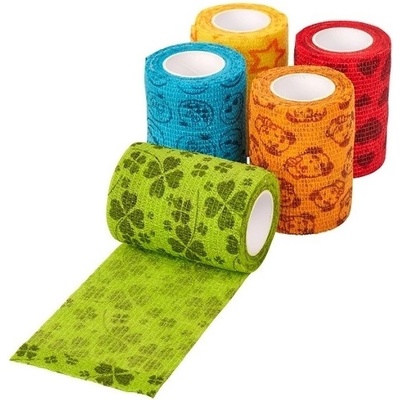 Fun-Flex ovínadlo elast. Care 10 cm x4, 5 m Mix barev 10 ks