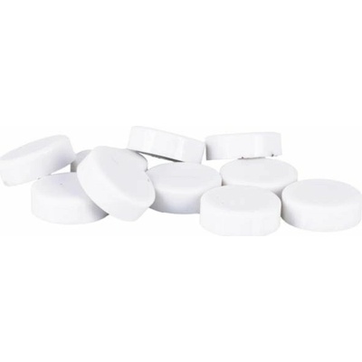 Q-CONNECT Magnety okrúhle, 20 mm, 10 ks, biele