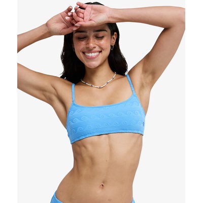 Roxy Горнище на бански костюм ROXY Paradise Wave Bralette silver lake blue make a splash