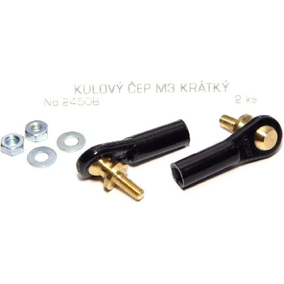 MP Jet 2450 Kulový čep V1 pr.7 M3/M3 krátký 2 ks