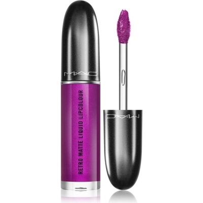 MAC Cosmetics Retro Matte Liquid Lipcolour matná rtěnka s metalickým efektem 5 ml