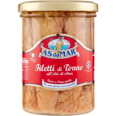 AS'doMar tuniakové filety v olivovom oleji 400 g