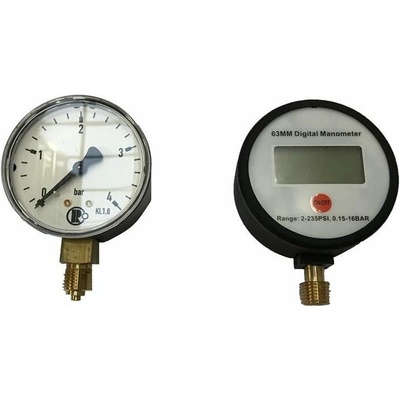 KYB Manometer KYB 150370000401 analógový 0-4 bar