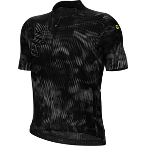 Alé Мъжка фланелка с къс ръкав за колоездене Alé PR-E Follow Me 2.0 S/S Jersey Cycling jersey - Black (056-3944-0114)