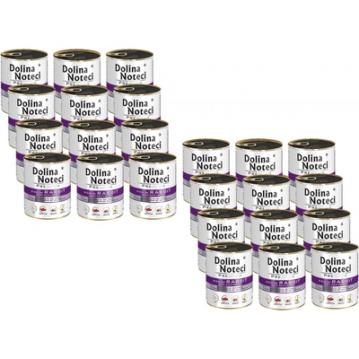 Dolina Noteci Premium králik a brusnice 24 x 400 g