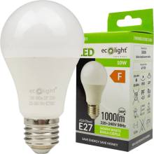 LED žiarovka ECOlight E27 10W 900Lm teplá biela
