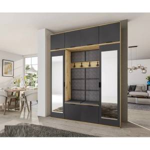 Bogdan Furniture I Портманто Mod 4085, Дъб артисан/Графит