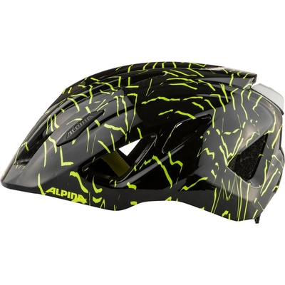 Alpina Детска каска за велосипед Alpina Kid's Pico Bike helmet - Black / Neon Yellow Gloss - размер 50-55 cm (851-1649-0111)