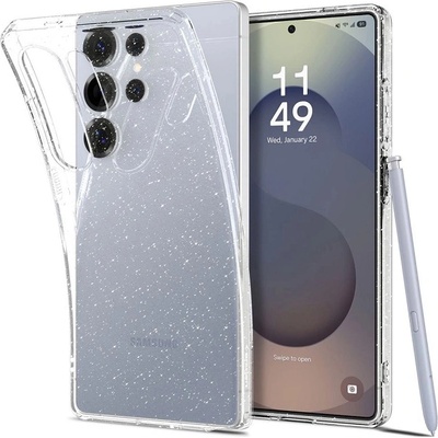 Spigen Калъф Spigen - Glitter Liquid Crystal, Galaxy S25 Ultra, прозрачен (8809971237819)