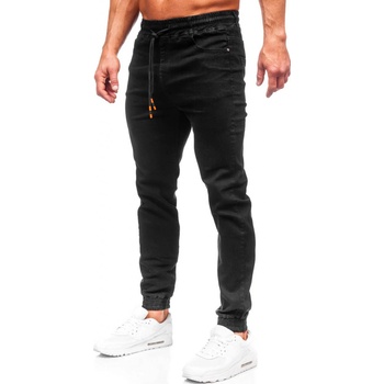 Bolf 8112 pánske rifľové jogger nohavice čierne