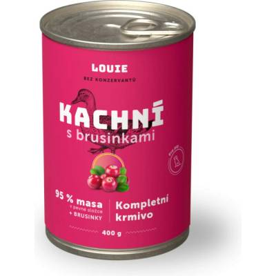 Louie kachní s brusinkami 400 g