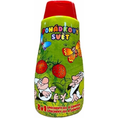 Rozprávkový Svet sprchový gél a šampón 2v1 Kremienok a Chocholušik 500 ml