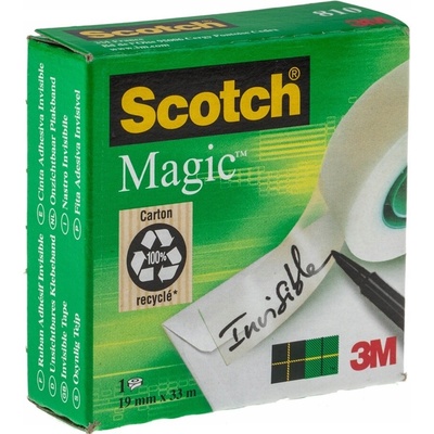 3M Scotch Magic lepiaca páska v krabičke 12 mm x 33 m