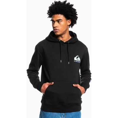 Quiksilver OMNI LOGO black mikiny přes hlavu