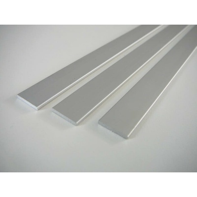 LED profil plochý ELOX 15x2 a 25x2 mm - 15 plochý -1m ELOX 15x2mm TL-09504 09504