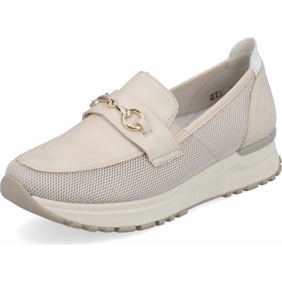 Rieker světlé sportovní mokasíny N7455-60