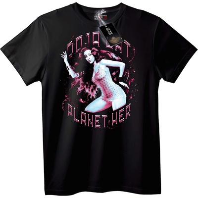 NOONEBRAND Тениска Planet Her - L, Black