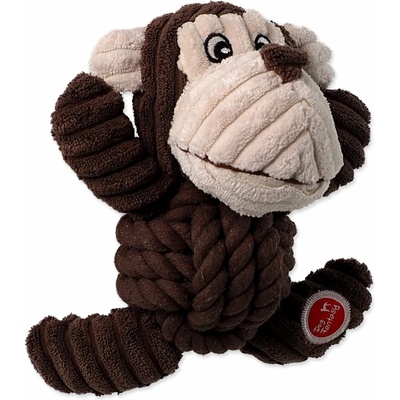 Dog Fantasy Safari opice s uzlom pískacie 18 cm