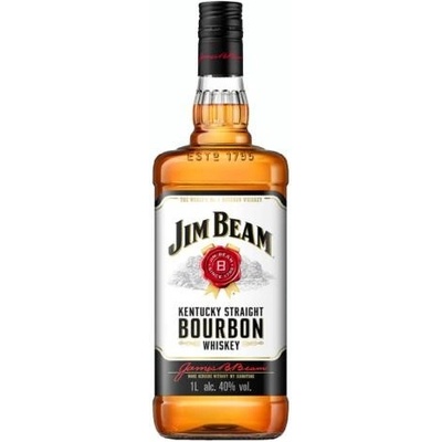 Jim Beam 40% 1 l (čistá fľaša)