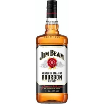 Jim Beam 40% 1 l (čistá fľaša)