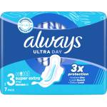 Always Превръзки Ultra Day с крилца, размер 3, 7 бр (3078461)