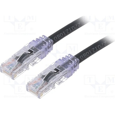Panduit UTP6AX5MBL Patch U/UTP Kat: 6a RJ45 vidlice z obou stran drát