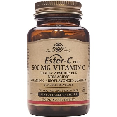 Solgar Ester-C Plus, 500 mg, 50 растителни капсули, Solgar