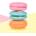 Комплект Macaron - телбод, перфоратор и острилка