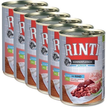 RINTI Junior говеждо - консерва 6 x 400г