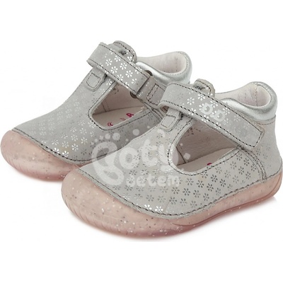 D.D.step kožené barefoot balerínky H070-159 grey