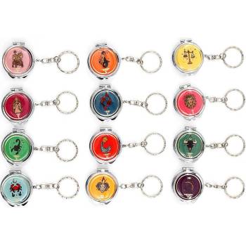 Image 1 of Temerity Jones Ключодържател с огледало Zodiac, Асортимент