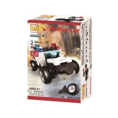 LaQ Mini Police Car Educational Building Blocks