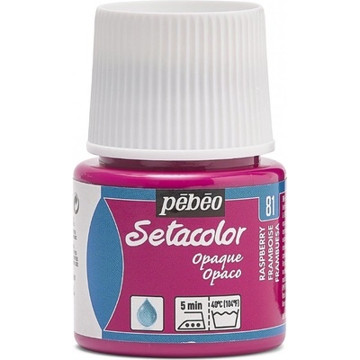 Farba na textil Pebeo Setacolor Opaque 45 ml Raspberry
