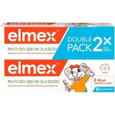 Elmex pro děti od prvního zoubku do 6 let 2 x 50 ml